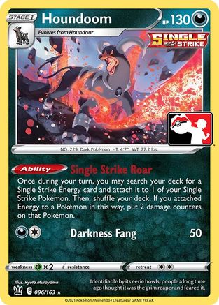 Houndoom 96 - [Prize Pack Series Cards] Holofoil
