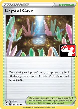 Crystal Cave - 144/203 - [Prize Pack Series Cards]