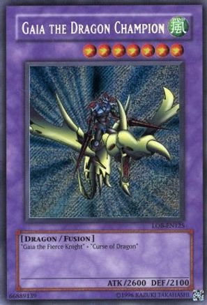 Gaia the Dragon Champion (LOB-EN125) - Legend of Blue Eyes White Dragon (Worldwide English) Unlimited