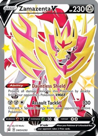 Zamazenta V (Shiny) - SWSH293 SWSH293/307 - [SWSH Sword & Shield Promo Cards] Holofoil