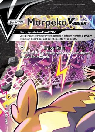 Morpeko V-Union (SWSH287) [Épée et Bouclier : Promos Black Star] 