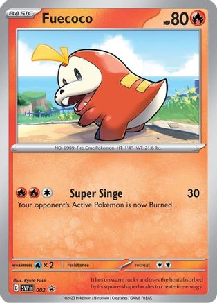 Fuecoco - 002 2 - [SV Scarlet & Violet Promo Cards] Holofoil