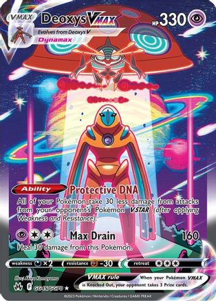 Deoxys VMAX (GG45/GG70) [Épée et bouclier : Crown Zenith] 