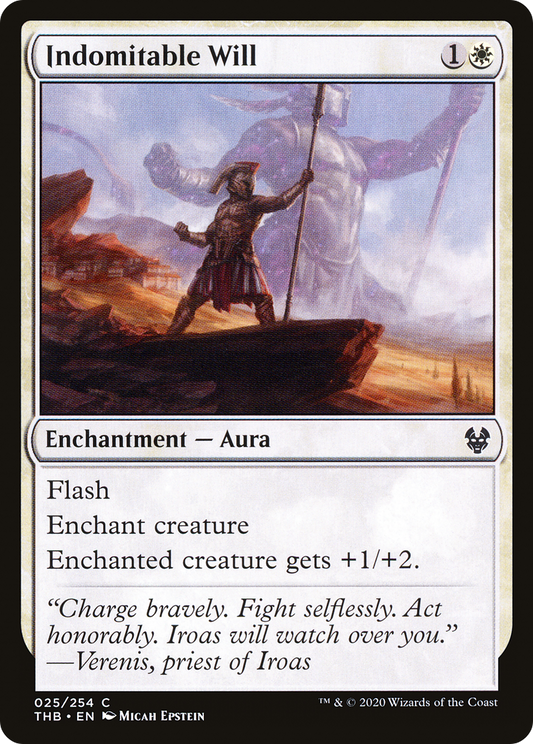 Indomitable Will (THB-025) - [Theros Beyond Death]