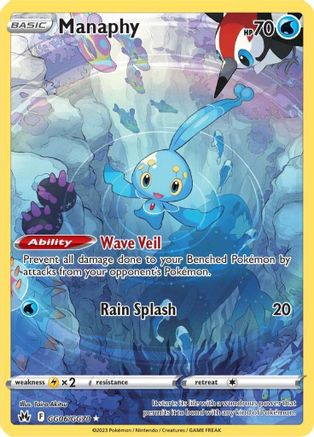 Manaphy (GG06/GG70) [Épée et bouclier : Crown Zenith] 