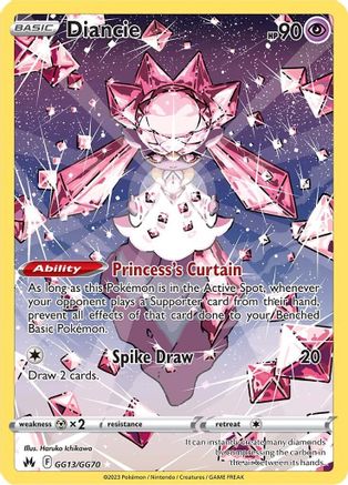 Diancie (GG13/GG70) [Épée et bouclier : Couronne Zenith] 