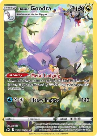 Hisuian Goodra (GG21/GG70) [Épée et bouclier : Crown Zenith] 