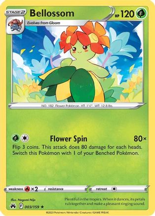 Bellossom 3/159 - [Crown Zenith]