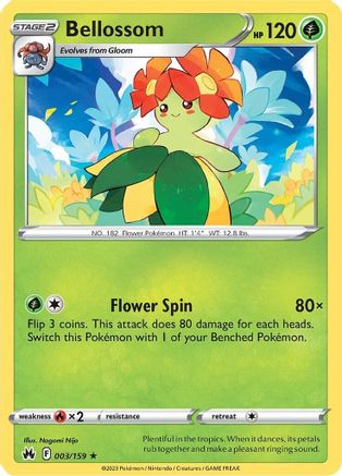 Bellossom (003/159) [Épée et bouclier : Couronne Zenith] 