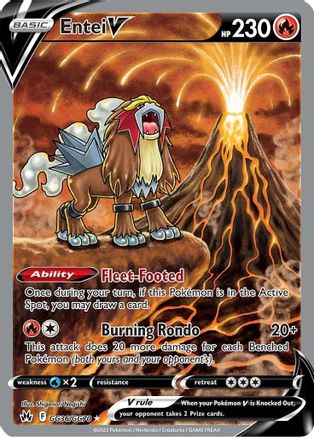 Entei V (GG36/GG70) [Épée et bouclier : Crown Zenith] 