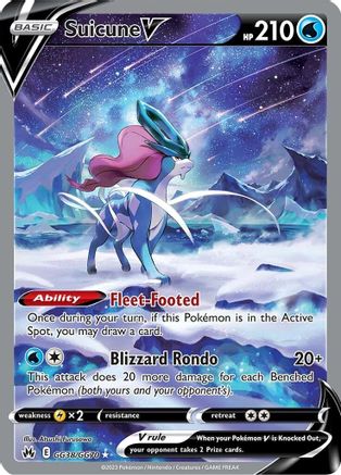 Suicune V (GG38/GG70) [Épée et bouclier : Crown Zenith] 