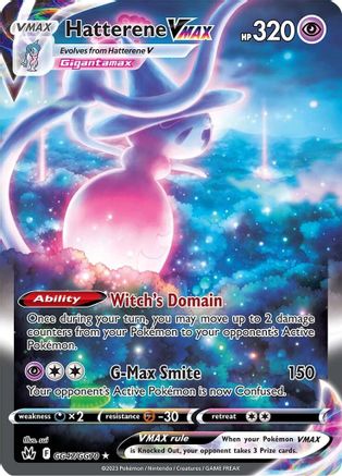 Hatterene VMAX GG47/70 - [Crown Zenith Galarian Gallery] Holofoil