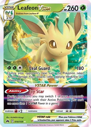 Leafeon VSTAR 14/159 - [Crown Zenith] Holofoil