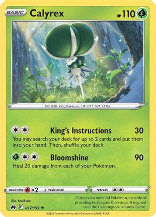 Calyrex 17/159 - [Crown Zenith] Holofoil