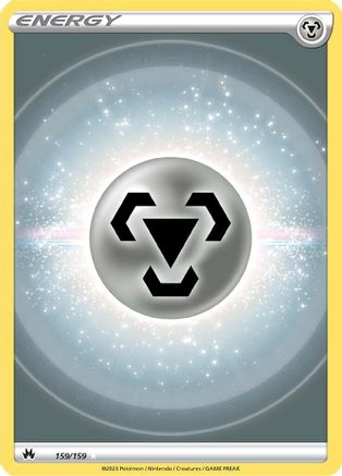 Metal Energy (Texture Full Art) 159/159 - [Crown Zenith] Holofoil