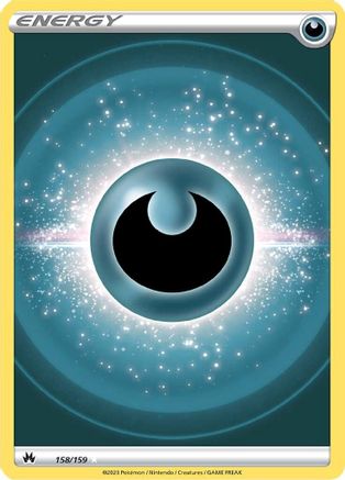 Darkness Energy (Texture Full Art) 158/159 - [Crown Zenith] Holofoil