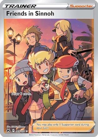 Amis à Sinnoh (149/159) (Full Art) [Épée et Bouclier : Crown Zenith] 