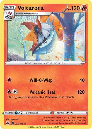 Volcarona 25/159 - [Crown Zenith]
