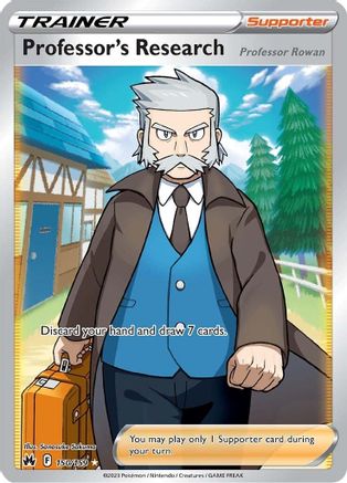 Recherche du professeur (150/159) (Full Art) [Épée et bouclier : Crown Zenith] 