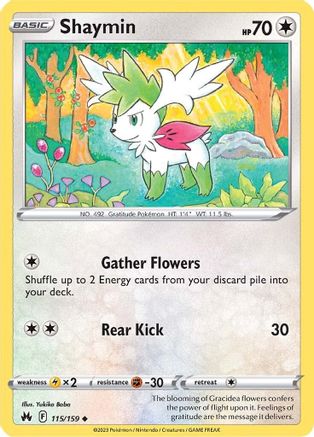 Shaymin (115/159) [Épée et bouclier : Couronne Zenith] 