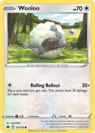 Wooloo (121/159) [Épée et bouclier : Crown Zenith] 