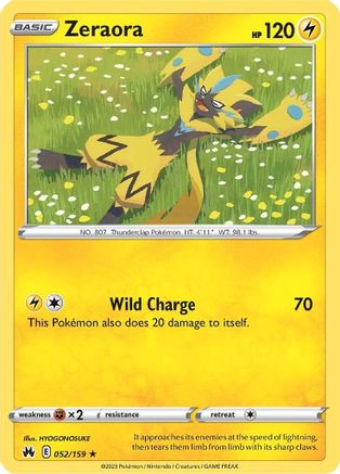 Zeraora 52/159 - [Crown Zenith]
