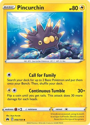 Pincurchin 56/159 - [Crown Zenith]