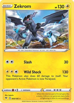Zekrom (060/185) (Cosmos Holo) [Épée et Bouclier : Promos Black Star] 