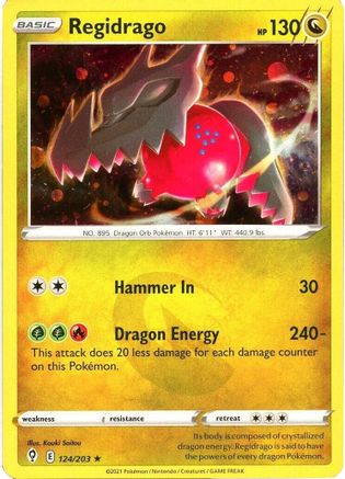 Regidrago - 124/203 (Cosmos Holo) 124 - [Miscellaneous Cards & Products] Holofoil