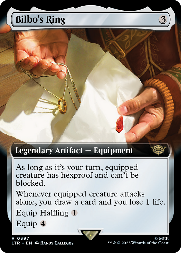 Bilbo's Ring (LTR-397) - [The Lord of the Rings: Tales of Middle-earth]: (Extended Art)