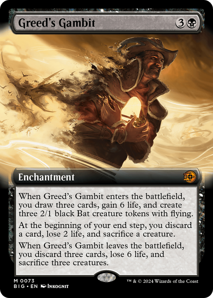 Greed's Gambit (BIG-073) - [The Big Score]: (Extended Art)