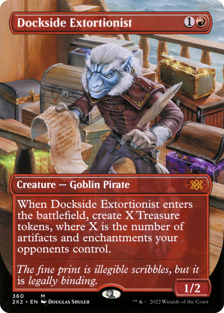Dockside Extortionist (2X2-360) - [Double Masters 2022] (Borderless) Foil
