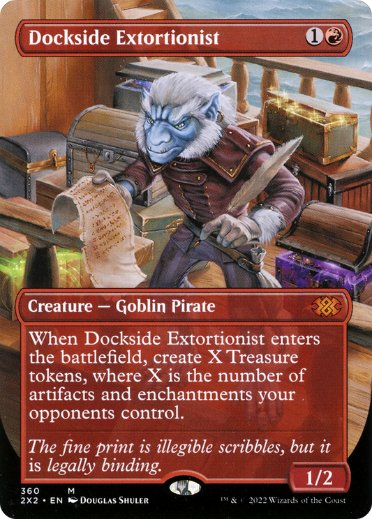 Dockside Extortionist (2X2-360) - [Double Masters 2022] (Borderless) Foil
