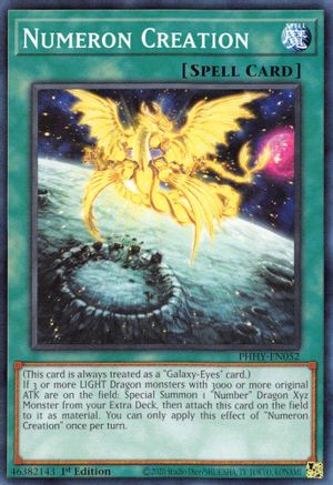 Numeron Creation (PHHY-EN052) - Photon Hypernova 1st Edition
