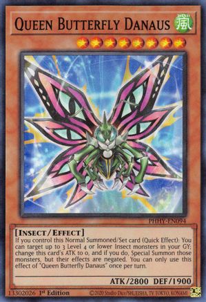 Queen Butterfly Danaus (PHHY-EN094) - Photon Hypernova 1st Edition