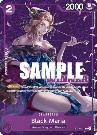 Black Maria (Tournament Pack Vol. 2) [Gagnant] [Cartes promotionnelles One Piece] 