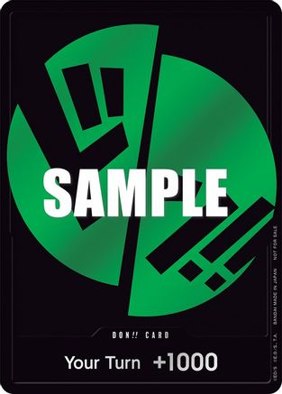 DON!! Card (Green) - One Piece Promotion Cards