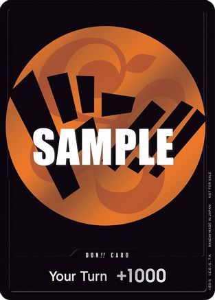 DON!! Card (Orange) - One Piece Promotion Cards