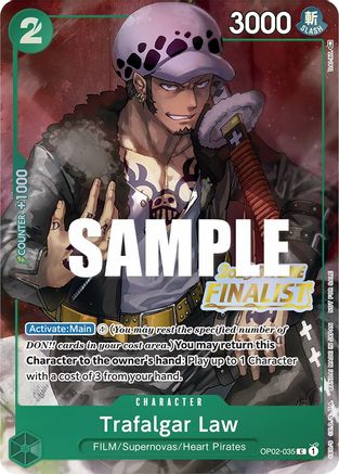 Trafalgar Law (Offline Regional 2023) [Finaliste] [Cartes promotionnelles One Piece] 