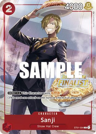 Sanji (Offline Regional 2023) [Finaliste] [Cartes promotionnelles One Piece] 