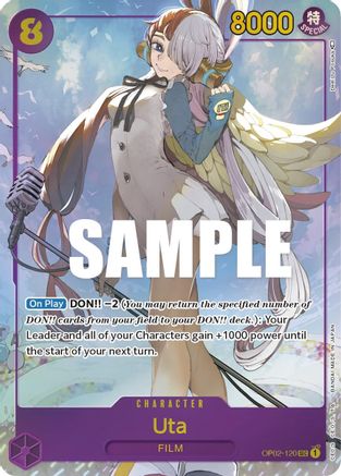 Uta (Alternate Art) (OP02-120) - Paramount War