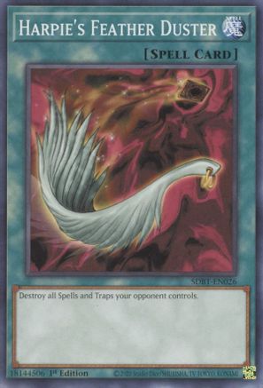 Harpie's Feather Duster (SDBT-EN026) - Structure Deck: Beware of Traptrix 1st Edition