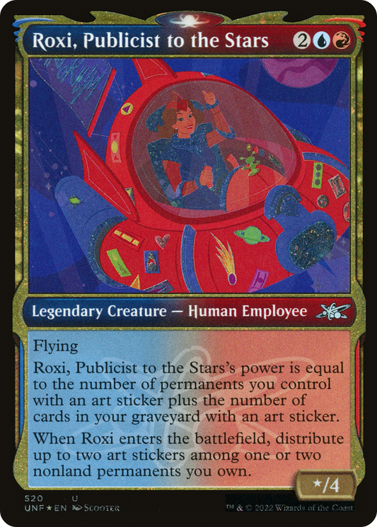 Roxi, Publicist to the Stars (UNF-520) - [Unfinity]: (Showcase) Foil
