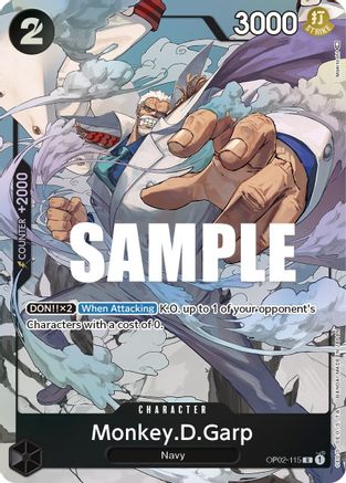 Monkey.D.Garp (115) (Alternate Art) (OP02-115) - Paramount War
