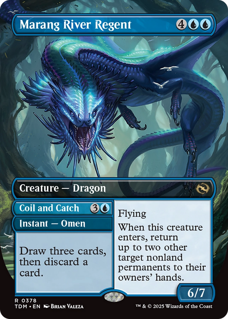 Marang River Regent (Borderless) (TDM-378) - [Tarkir: Dragonstorm] (Borderless)
