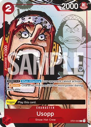 Usopp - ST01-002 (Alternate Art) (ST01-002) - One Piece Promotion Cards