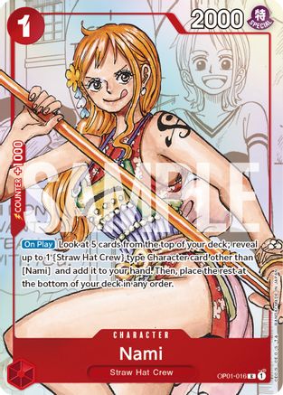 Nami (Art alternatif) [Cartes promotionnelles One Piece] 