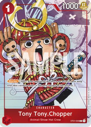 Tony Tony.Chopper (Art alternatif) [Cartes promotionnelles One Piece] 