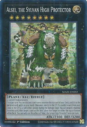 Alsei, the Sylvan High Protector (MAZE-EN052) - Maze of Memories 1st Edition