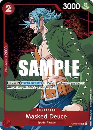 Masked Deuce (Alternate Art) (OP02-017) - Paramount War